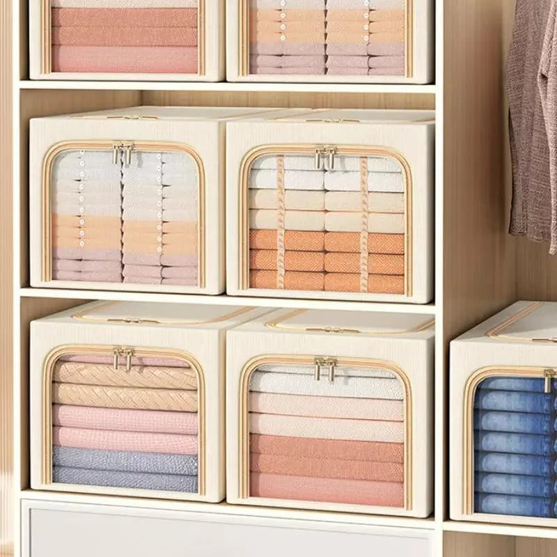 Premium fabric wardrobe storage organiser – view 3
