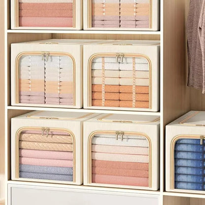 Premium fabric wardrobe storage organiser – view 3