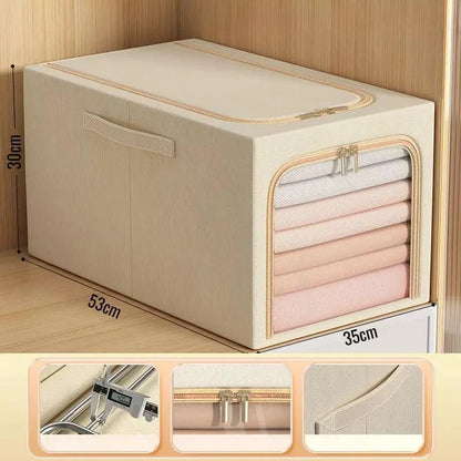 Premium fabric wardrobe storage organiser – view 4