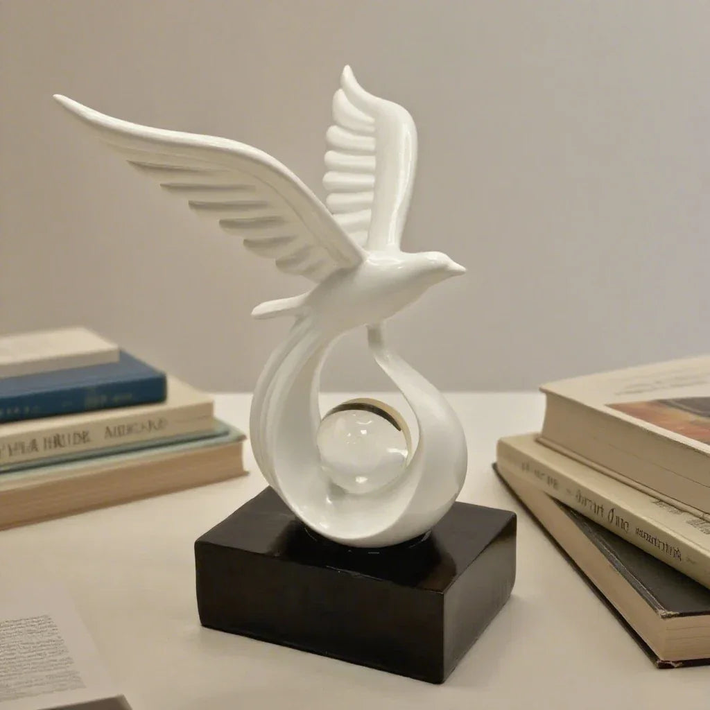 Prosperity Symbol Resin Decorative Sculpture – view 4