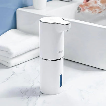Rechargeable automatic foaming soap dispenser