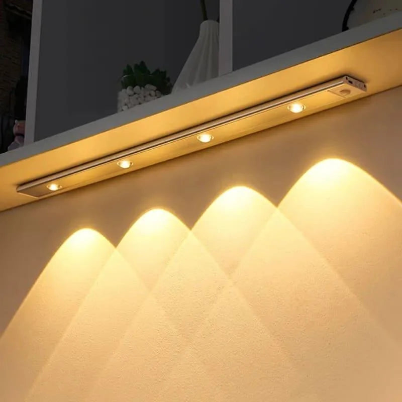 Rechargeable magnetic LED motion sensor light