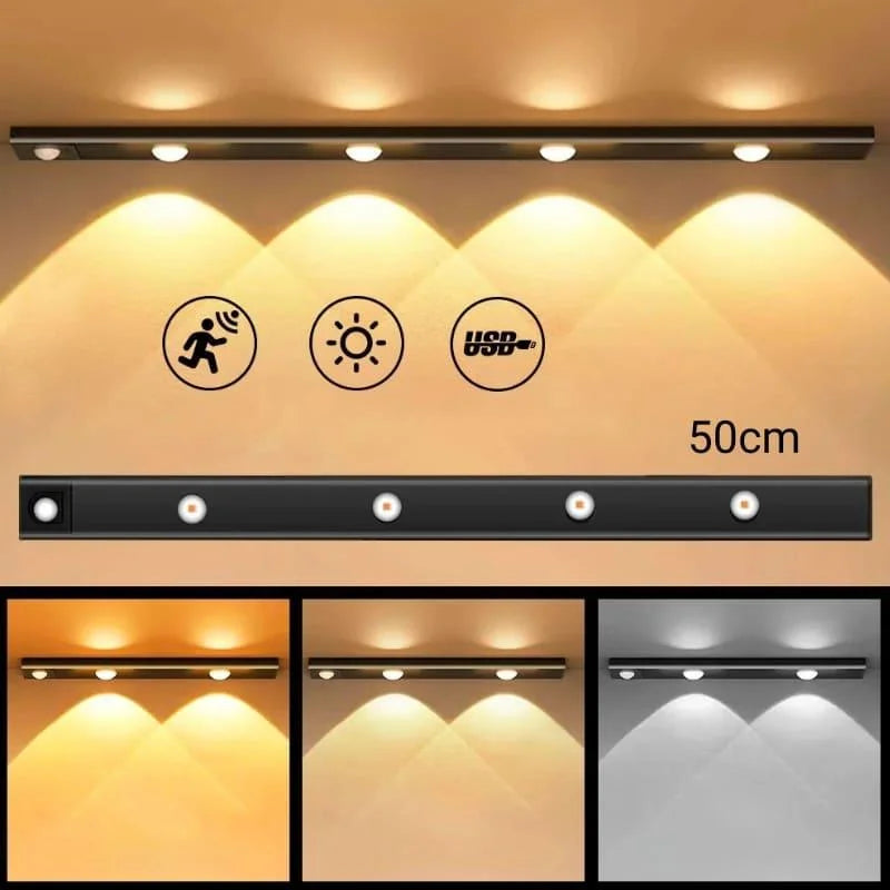 Rechargeable magnetic LED motion sensor light – view 11