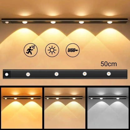 Rechargeable magnetic LED motion sensor light – view 11
