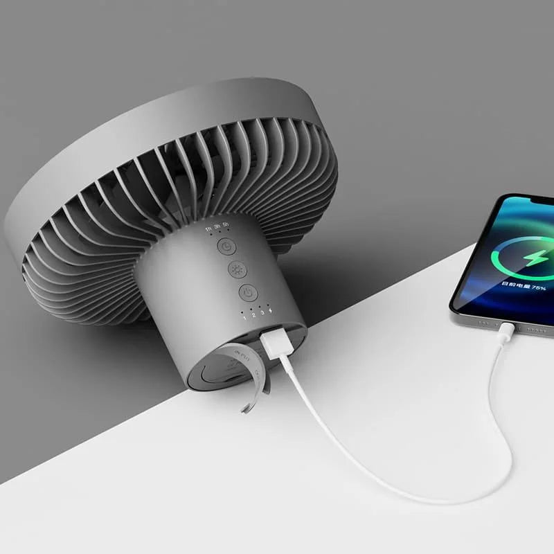 Rechargeable Portable Fan with 3 Speeds – view 8