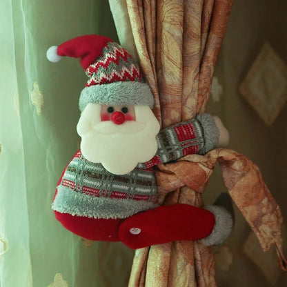 Red Christmas Curtain Tieback – 3 Designs – view 8