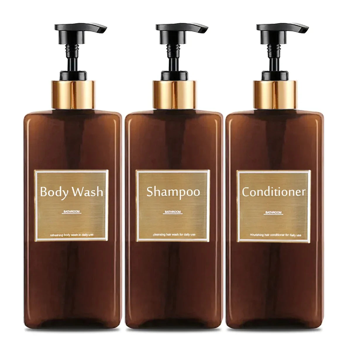 Refillable Soap & Shampoo Dispenser Set – view 8