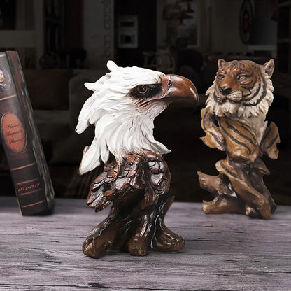 European-Style Resin Animal Sculpture – 4 Designs