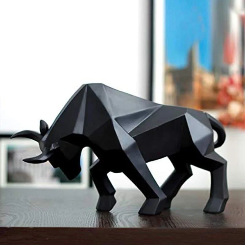 Resin bull statue – view 3
