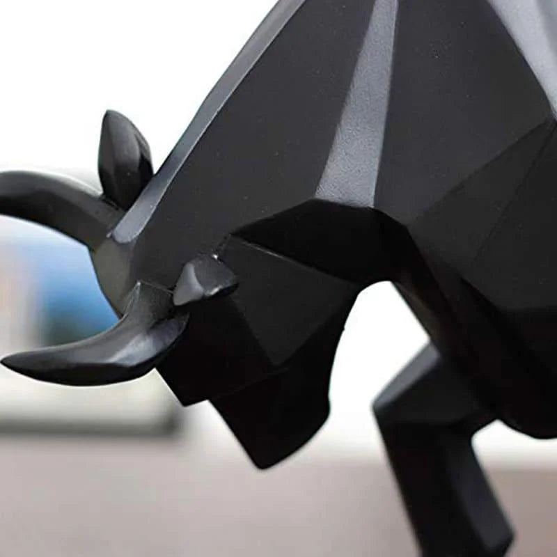 Resin bull statue – view 6