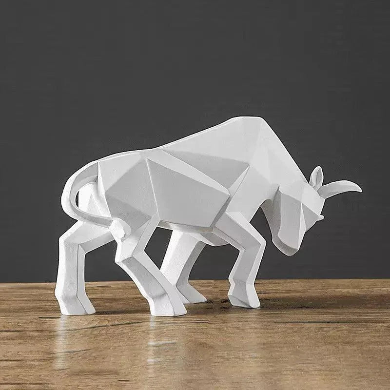 Resin bull statue – view 7