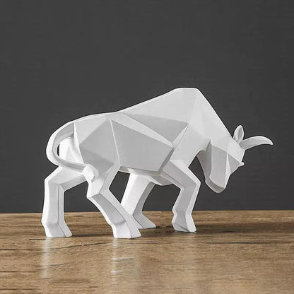 Resin bull statue – view 7
