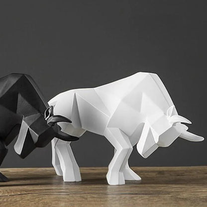 Resin bull statue – view 8