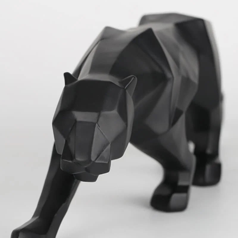 Resin leopard statue – view 11