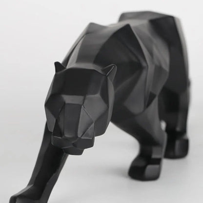 Resin leopard statue – view 11