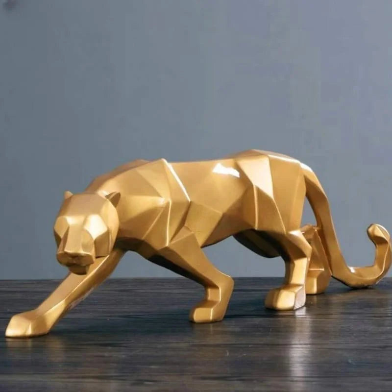 Resin leopard statue – view 13