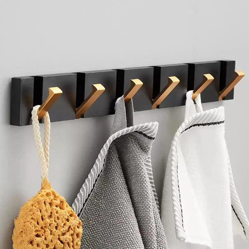 Retractable aluminium wall hooks – view 2