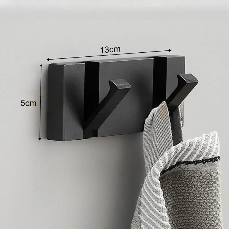 Retractable aluminium wall hooks – view 4