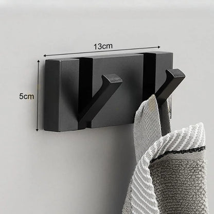 Retractable aluminium wall hooks – view 4