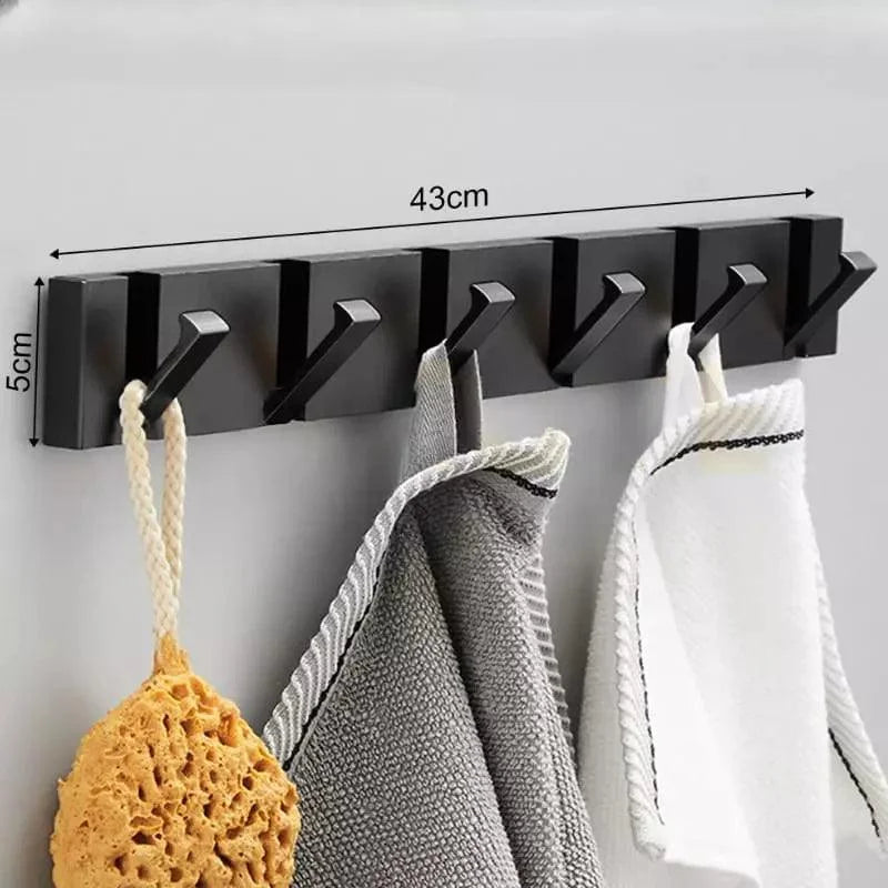 Retractable aluminium wall hooks – view 7