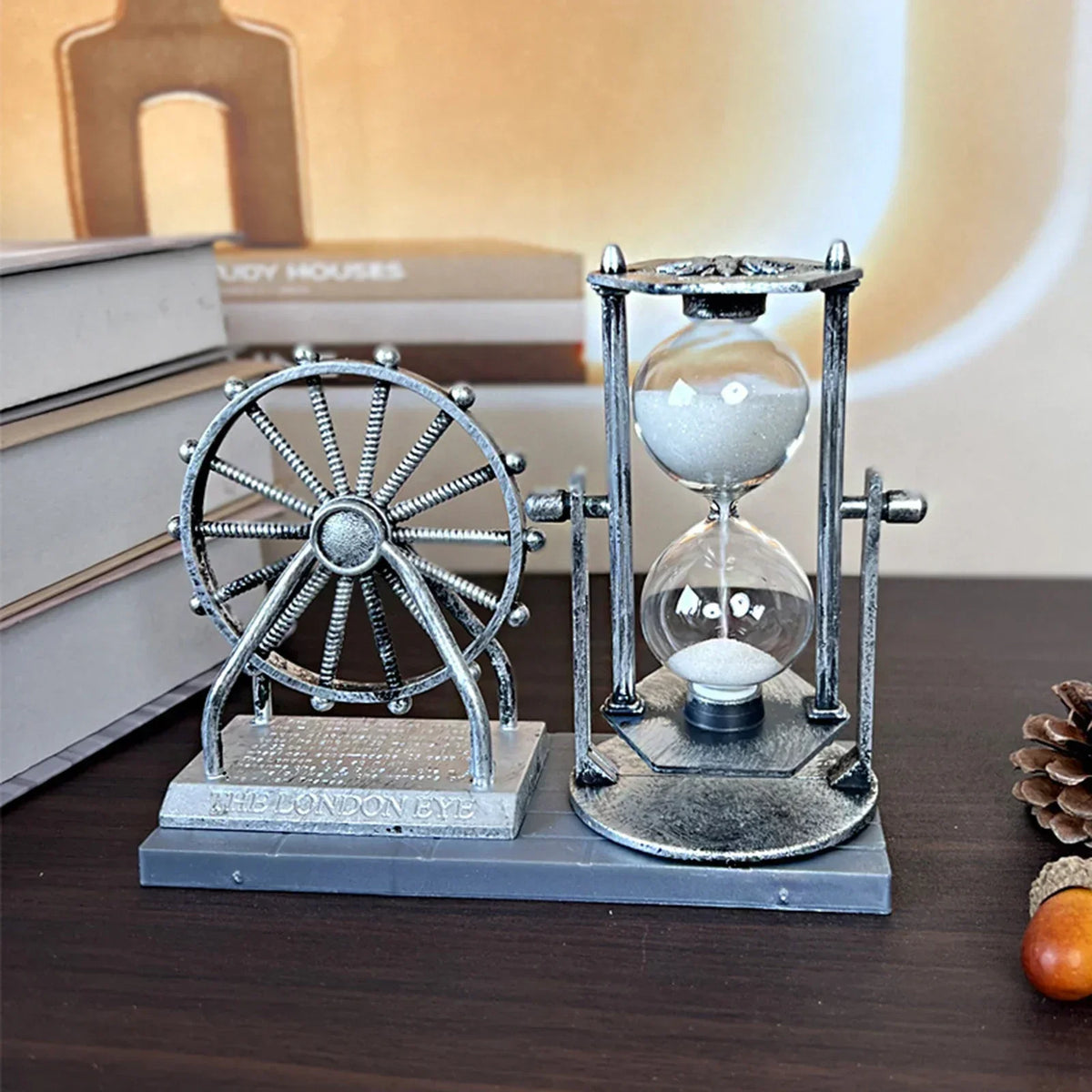Retro Ferris Wheel Decorative Hourglass – view 2