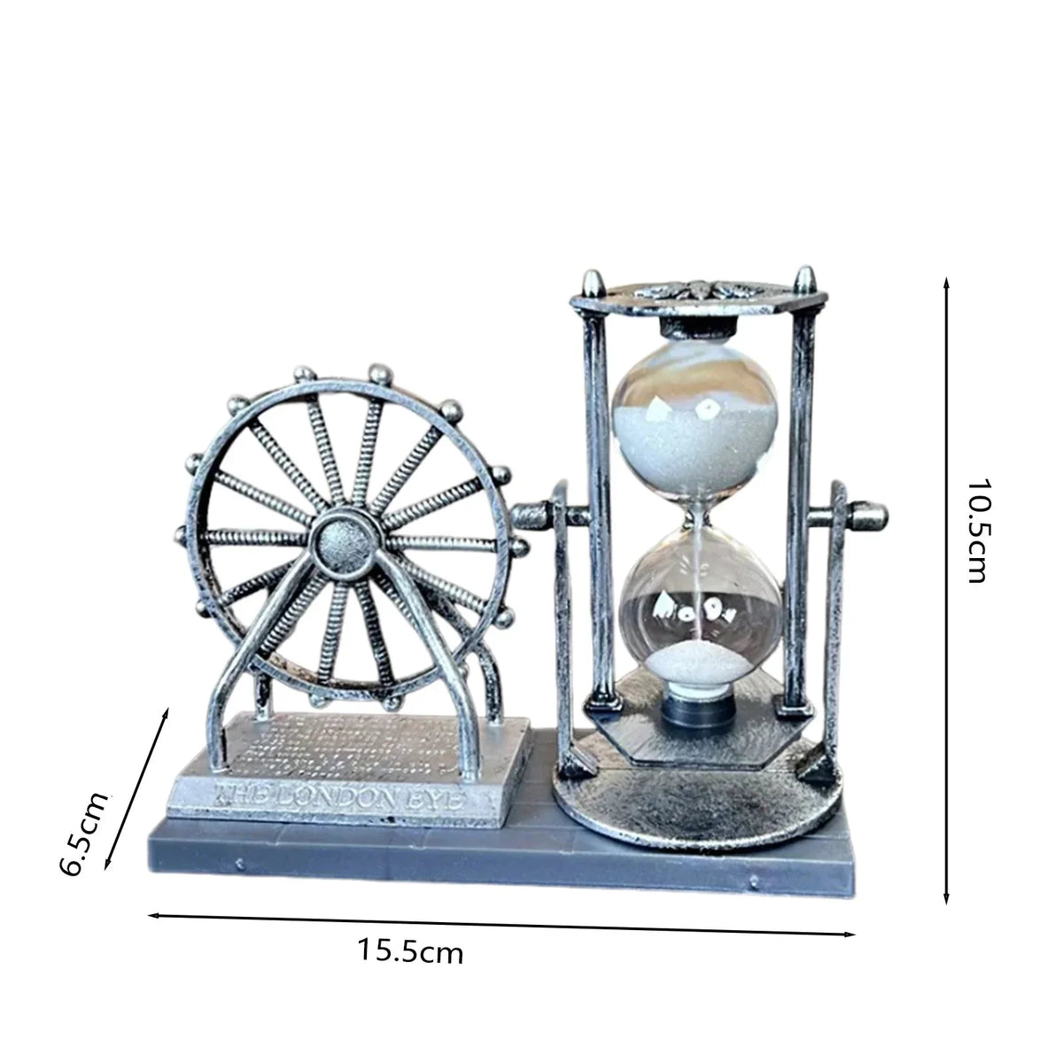 Retro Ferris Wheel Decorative Hourglass – view 7