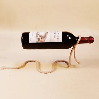 Rope-Effect Single Bottle Wine Holder – view 2