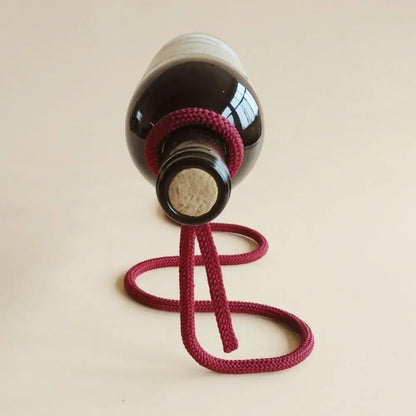 Rope-Effect Single Bottle Wine Holder – view 3