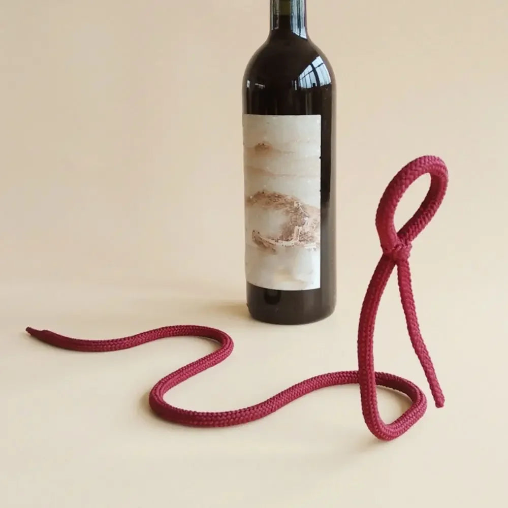 Rope-Effect Single Bottle Wine Holder – view 5