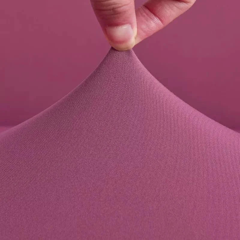 Rose Pink waterproof spandex sofa cover – view 2