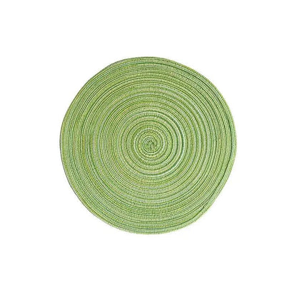 Round Cotton & Ramie Table Mat Set – 6 Pieces – view 5