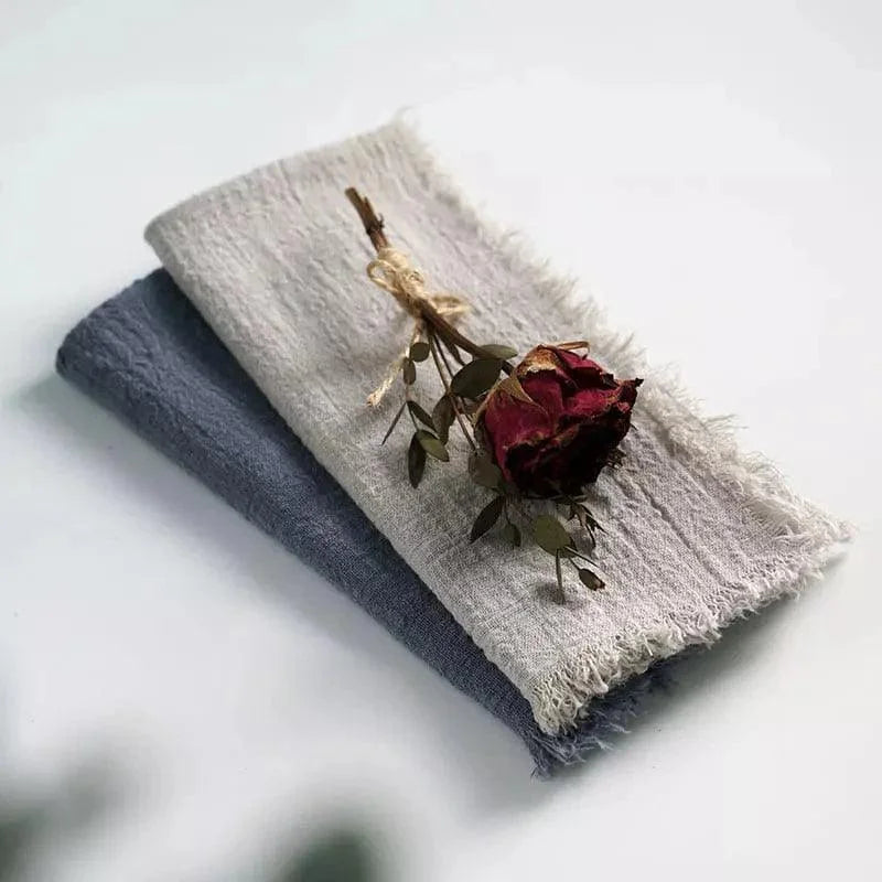 Rustic cotton napkins set of 20 – view 4