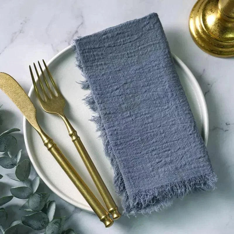 Rustic cotton napkins set of 20 – view 9