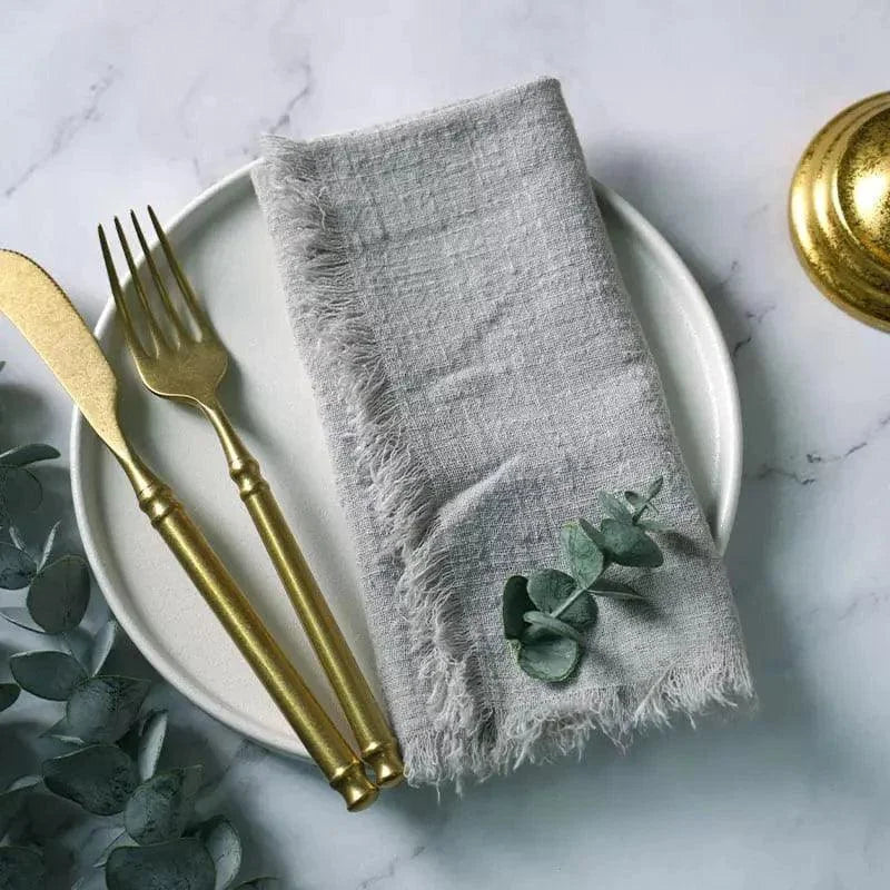 Rustic cotton napkins set of 20 – view 10