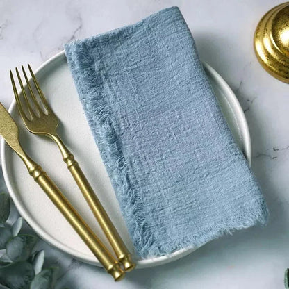 Rustic cotton napkins set of 20 – view 11