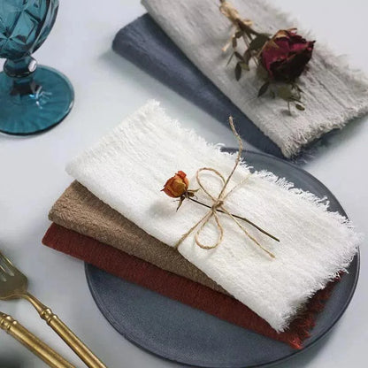 Rustic cotton napkins set of 20 – view 12