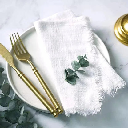 Rustic cotton napkins set of 20 – view 13
