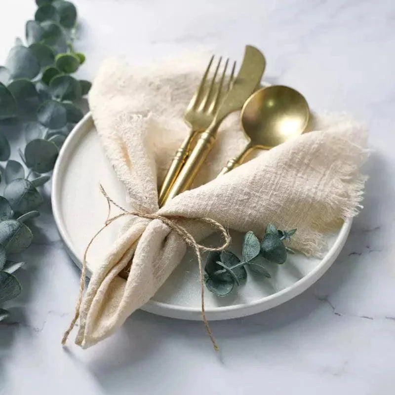 Rustic cotton napkins set of 20 – view 14