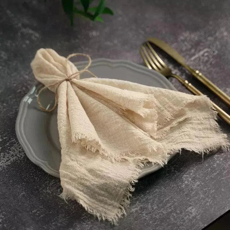Rustic cotton napkins set of 20 – view 16