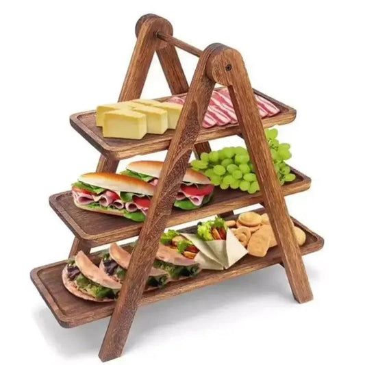 Rustic Natural Wood Serving Tray