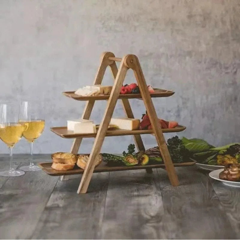 Rustic Natural Wood Serving Tray – view 4