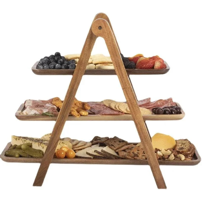Rustic Natural Wood Serving Tray – view 5