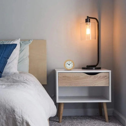 Silent Natural Wood Table Alarm Clock – view 4