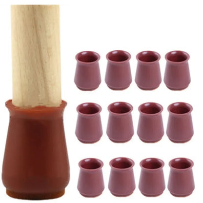 Silicone & Felt Chair Leg Floor Protectors – 16 or 48 Pack – view 5