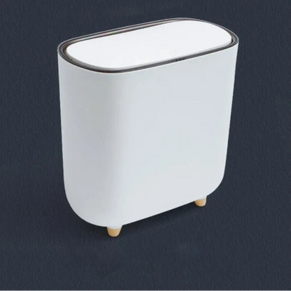 Slim Press-Lid Sealed Waste Bin – view 8