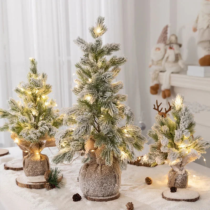 Snowy LED Tabletop Christmas Tree – view 2