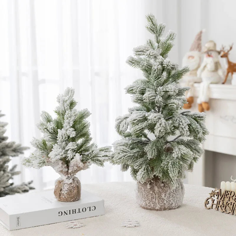 Snowy LED Tabletop Christmas Tree – view 3