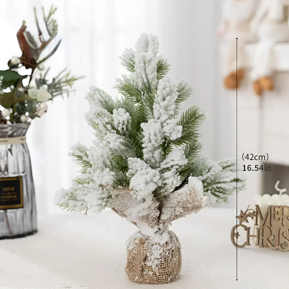 Snowy LED Tabletop Christmas Tree – view 5