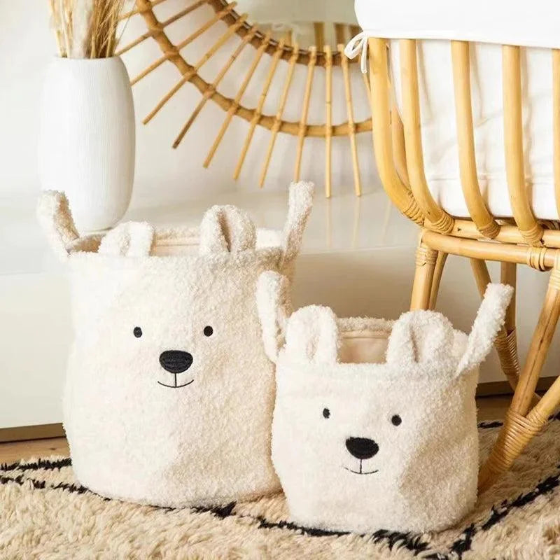 Soft Sherpa Kids Storage Basket