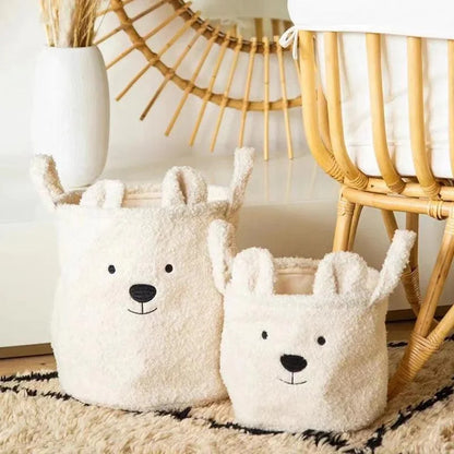 Soft Sherpa Kids Storage Basket